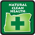 Oregon Natural, Clean, Health Medicinal Marijuana Auto Decal